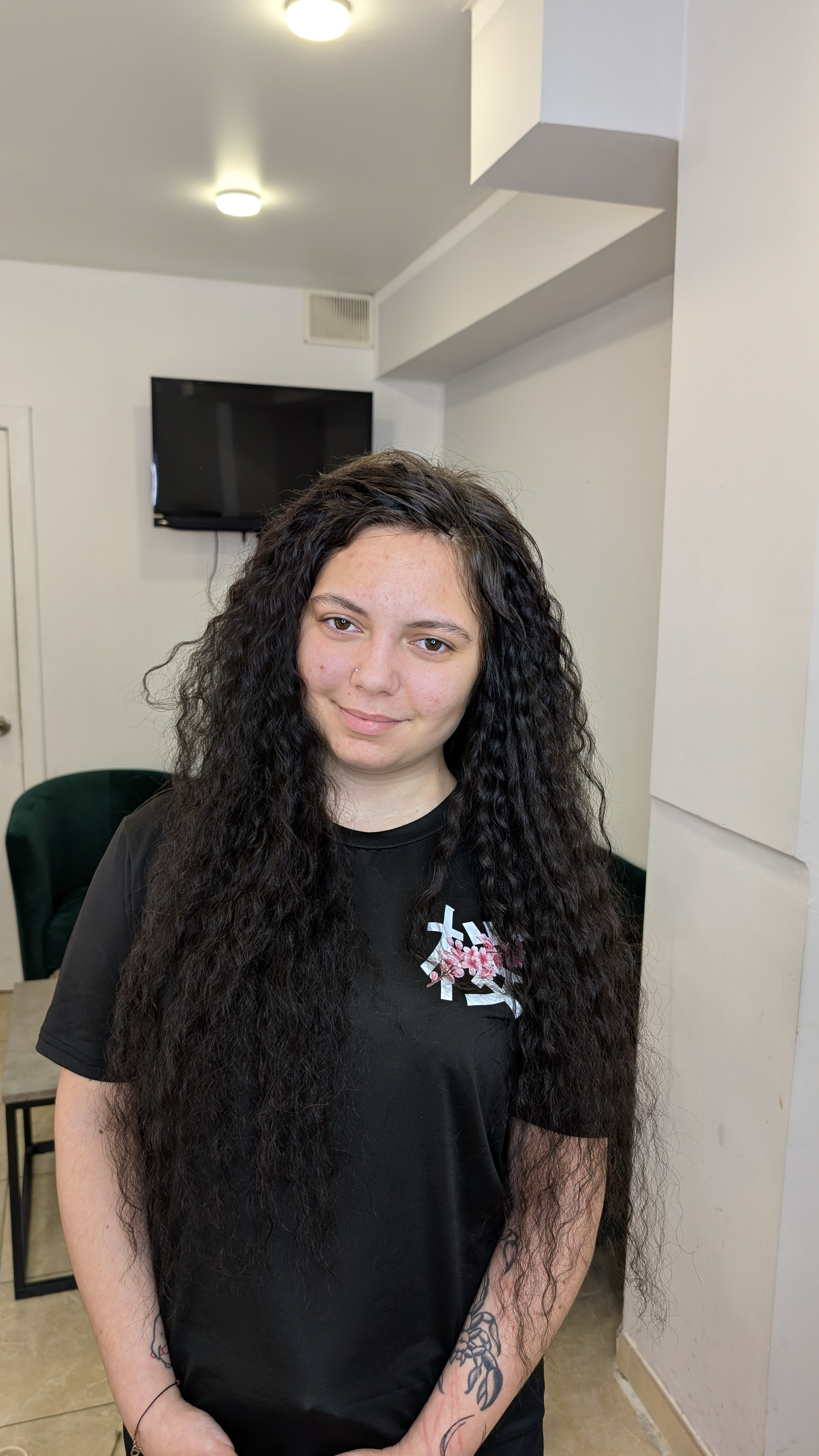 Нарощення натурального волосся - Після