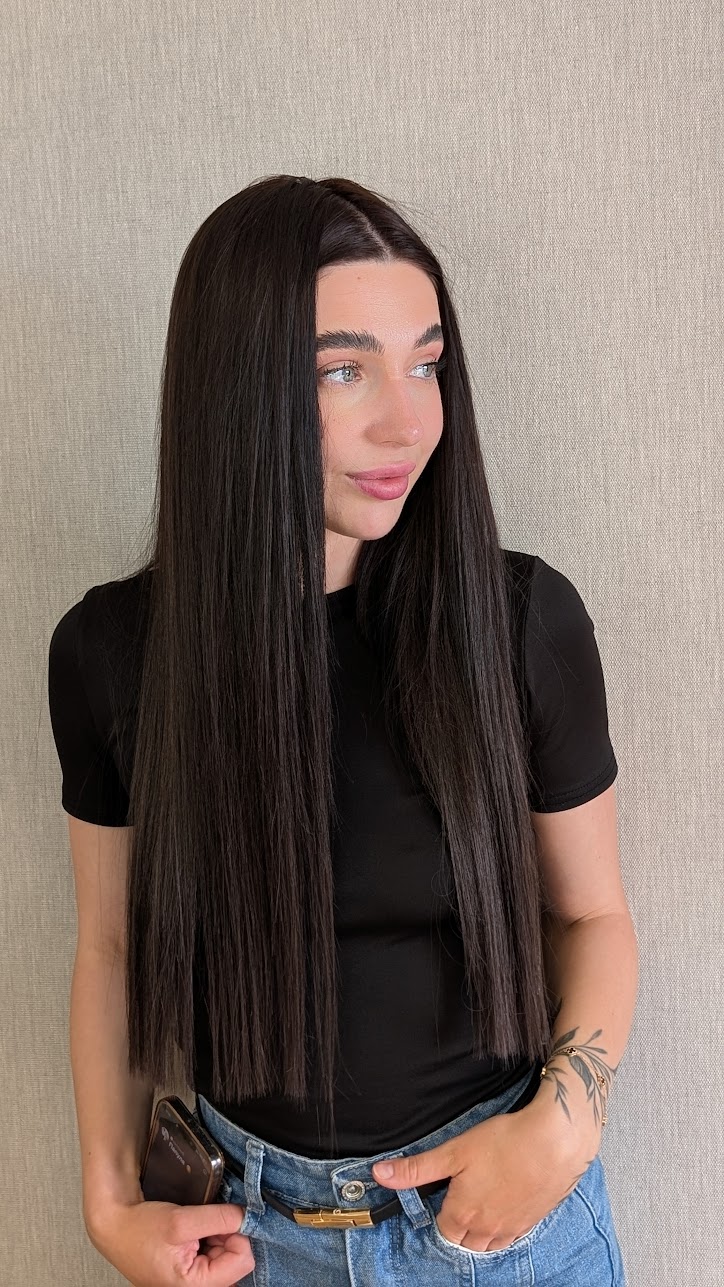 Нарощення біо волосся - Після